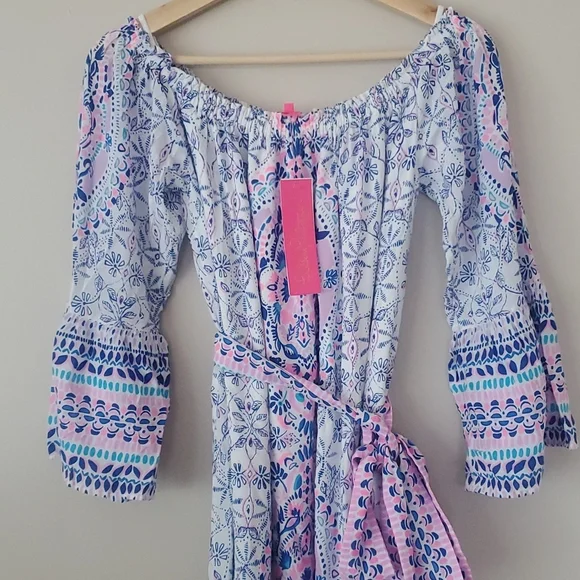 NWT Lilly Pulitzer Abegale Floral Maxi Dress S - Picture 5 of 13